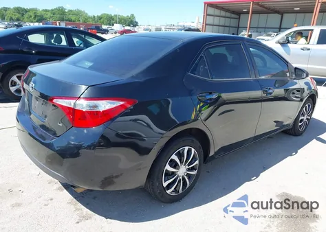 2015 Toyota Corolla Le z USA, uszkodzony, nr VIN 2T1BURHE9FC367284